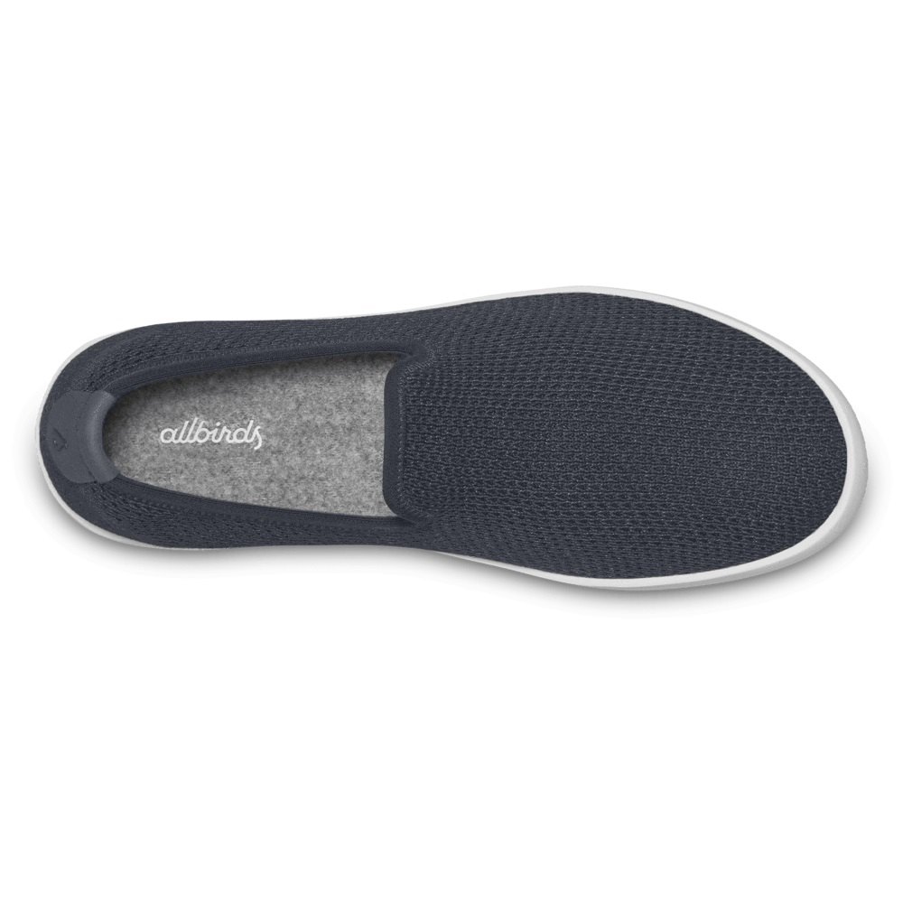 Allbirds Men\'s Slip-Ons Navy - Tree Loungers - 41683MLQF